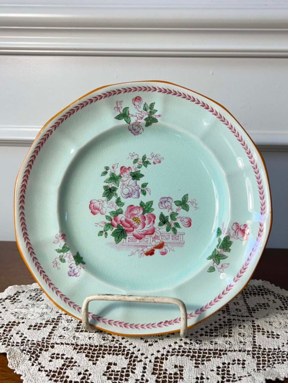 Adams Calyx Ware Metz luncheon plate